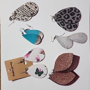 Assorted Teardrop Earrings Set